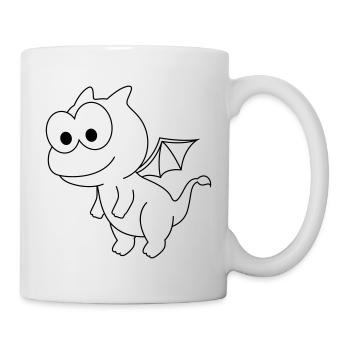 Dragon Comic Animal - Mug - white - Right