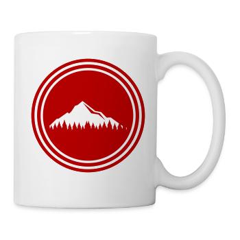 Mountains mountains icon - Mug - white - Right