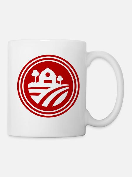Farm Ernte icon - Tasse - Weiß