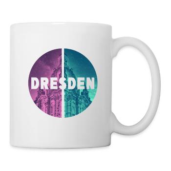 Dresden Germany City Skyline Home Love - Mug - white - Right