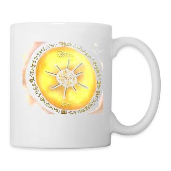 Kosmische Energie - Tasse - Weiß - Rechts