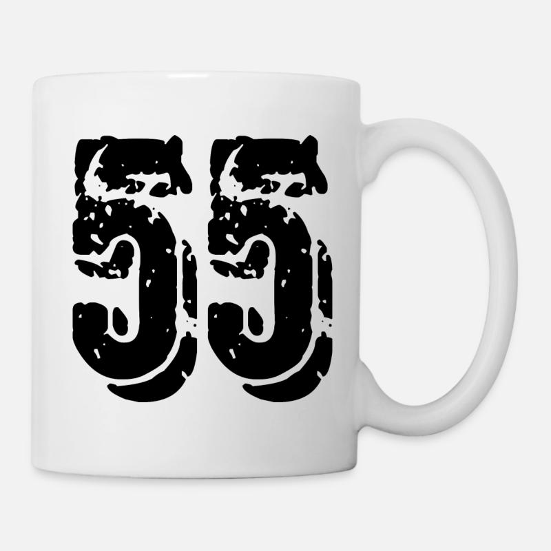 55 number jersey - Mug - white