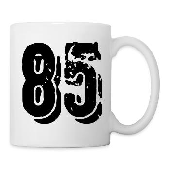 85 number jersey - Mug - white - Right