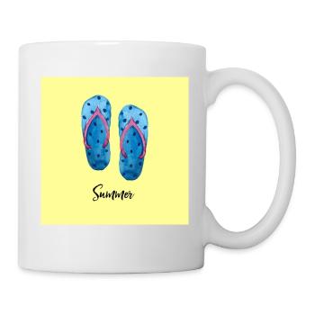 Summer print - Mug - white - Right