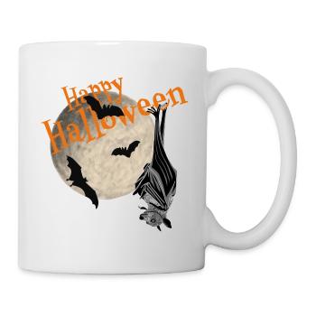 Happy Halloween Bat Moon - Mug - white - Right