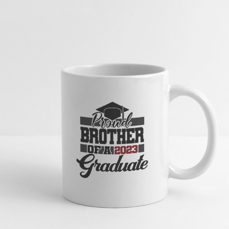 Stolzer Bruder eines Abschlussgeschenks 2023 Tasse