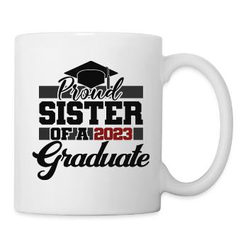 Proud Sister Of A 2023 Graduate Graduation Gift - Mug - white - Right