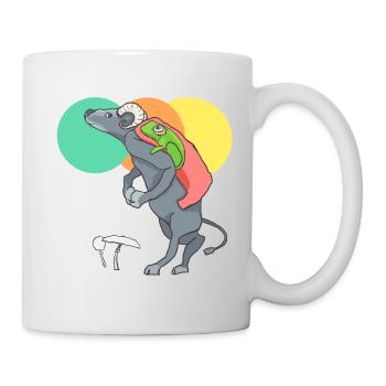 Wandering - Tasse - Weiß - Rechts