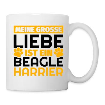 Beagle-Harrier Geschenke lustig - Tasse - Weiß - Rechts