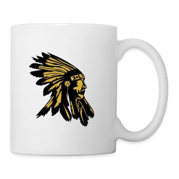 Indian Head Natif des États-Unis - Mug blanc - blanc - Droite