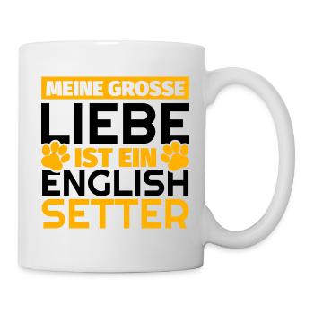 English Setter Geschenke lustig - Tasse - Weiß - Rechts