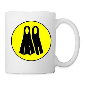 Diving Fin Circle - Mug - white - Right