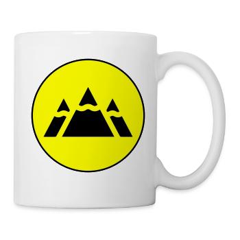 Berge - Tasse - Weiß - Rechts