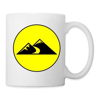 Mountains Icon Circle - Mug - white - Right