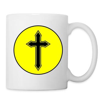 Cercle croisé - Mug blanc - blanc - Droite