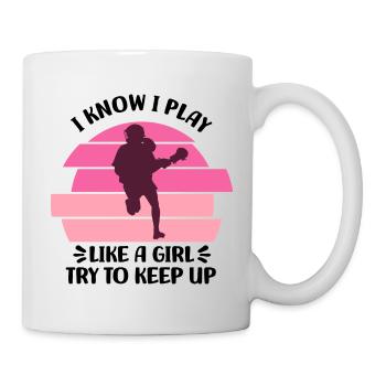 Lacrosse Mannschaft | Lacrosse Spieler Geschenke - Tasse - Weiß - Rechts
