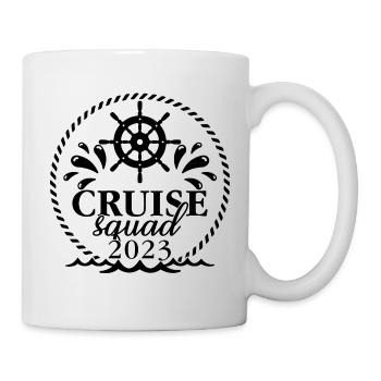 Cruise Squad 2023 Croisière Famille Amis Vacances - Mug blanc - blanc - Droite