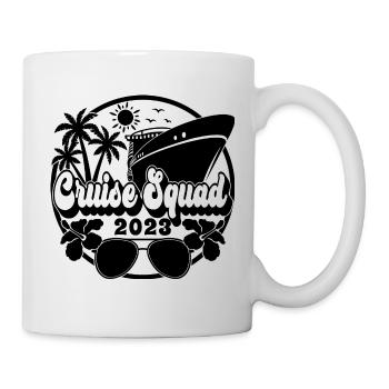 Cruise Squad 2023 Croisière Famille Amis Vacances - Mug blanc - blanc - Droite