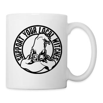 Halloween Costume Gift For Her & Him - Witch Hat - Mug - white - Right