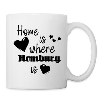 Zuhause in Homburg - Home is where Homburg is - Tasse - Weiß - Rechts