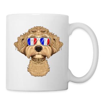 Labaradoodle France Sunglasses I French Flag - Tasse - Weiß - Rechts
