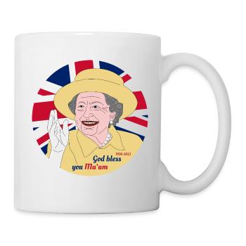 Elizabeth II Souvenirs - Mug blanc - blanc - Droite