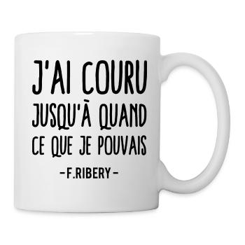 Phrase humour football - Mug blanc - blanc - Droite