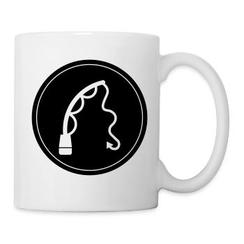 Angelrute angeln icon - Tasse - Weiß - Rechts