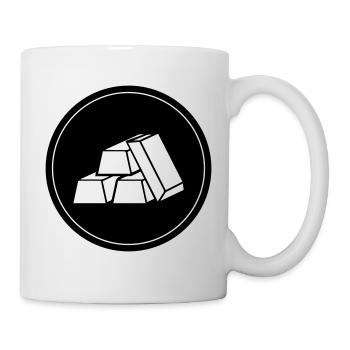 Gold Circle icon - Mug - white - Right