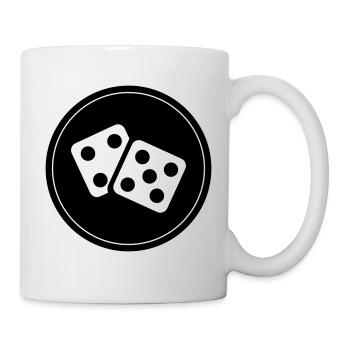 Cercle du casino Dice - Mug blanc - blanc - Droite