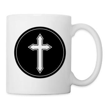 Cercle croisé - Mug blanc - blanc - Droite