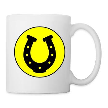 Hufeisen Icon - Tasse - Weiß - Rechts