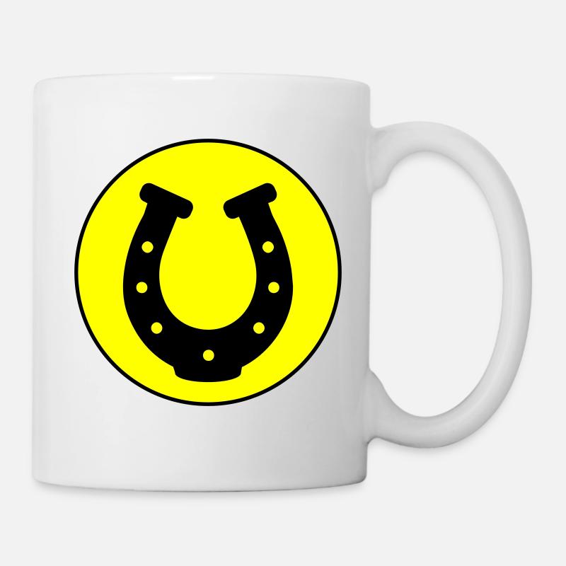 Hufeisen Icon - Tasse - Weiß