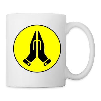 Hands symbol - Mug - white - Right