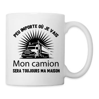 Idée cadeau camion humour - Mug blanc - blanc - Droite