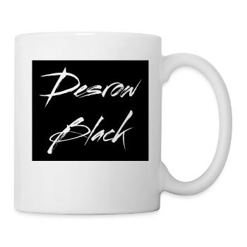 Desrow Black White on Black - Mug - white - Right