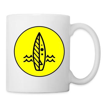 Surfboard icon icon - Mug - white - Right