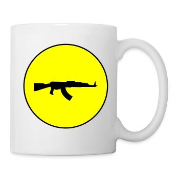 Rifle icon symbol - Mug - white - Right