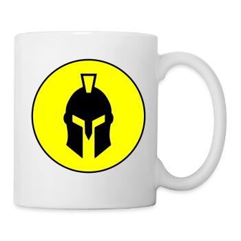 Casque Spartan - Mug blanc - blanc - Droite