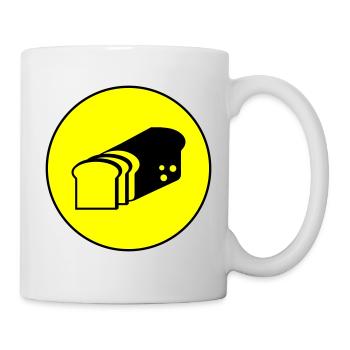 Bread icon symbol - Mug - white - Right
