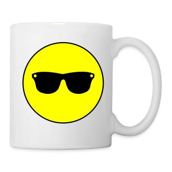 Sunglasses icon icon - Mug - white - Right