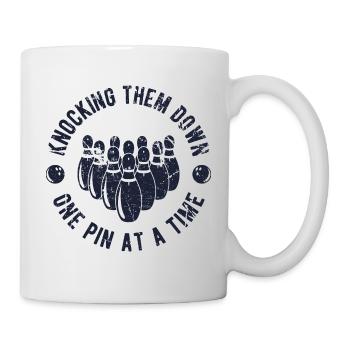 Bowling - Tasse - Weiß - Rechts