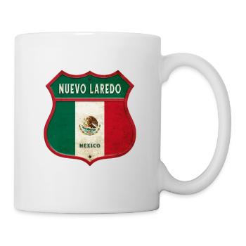 Nuevo Laredo Mexico Crest Design - Mug blanc - blanc - Droite