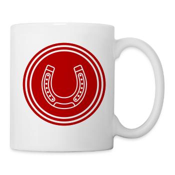 Hufeisen Icon - Tasse - Weiß - Rechts