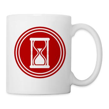Sanduhr Symbol - Tasse - Weiß - Rechts