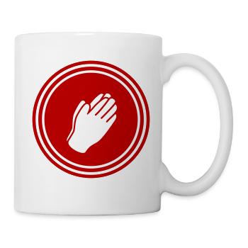 Hands symbol - Mug - white - Right