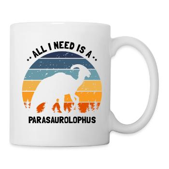 Dinosaur Motif for Paleontologists - Mug - white - Right