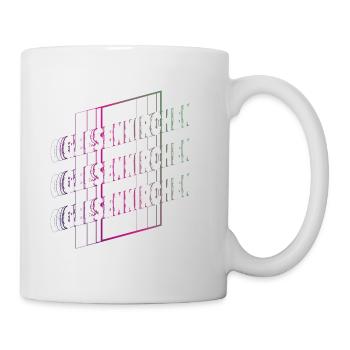 Gelsenkirchen Deutschland Stadt Schrift Skyline - Tasse - Weiß - Rechts