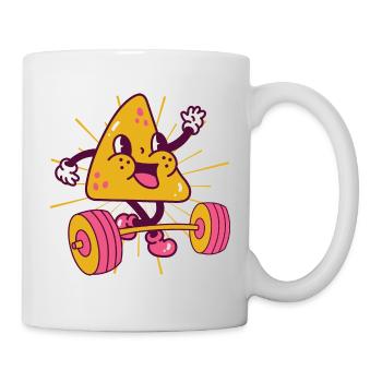 Nachos Kraftsport Fitness Nachos kawaii - Tasse - Weiß - Rechts