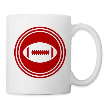 Icône Football Icône - Mug blanc - blanc - Droite